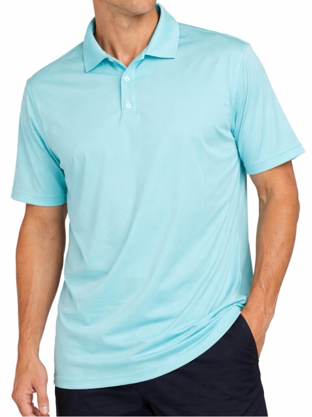 PGA Tour Polo shirt aqua golf breathable SZ XL
